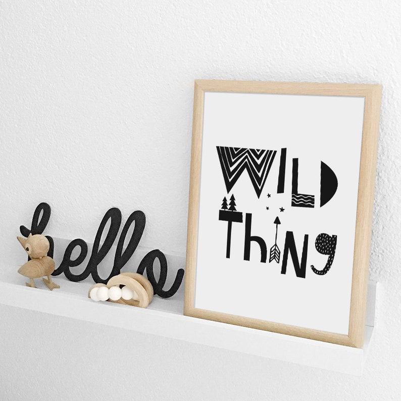 Black and White Nursery Decor Printable Quote Mini Learners Etsy