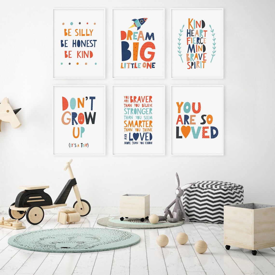 Nursery Decor Kids Wall Art Playroom Decor Affirmation Wall Etsy