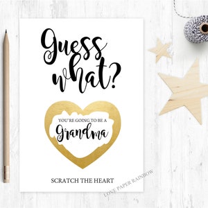 vous allez être une grand-mère, révéler la grossesse, annonce de la grossesse, grand-mère révèlent, zéro et révéler la carte de la grossesse, je suis enceinte