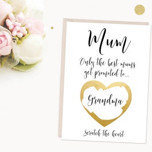 vous allez être une grand-mère, révéler la grossesse, annonce de la grossesse, grand-mère révèlent, zéro et révéler la carte de la grossesse, je suis enceinte