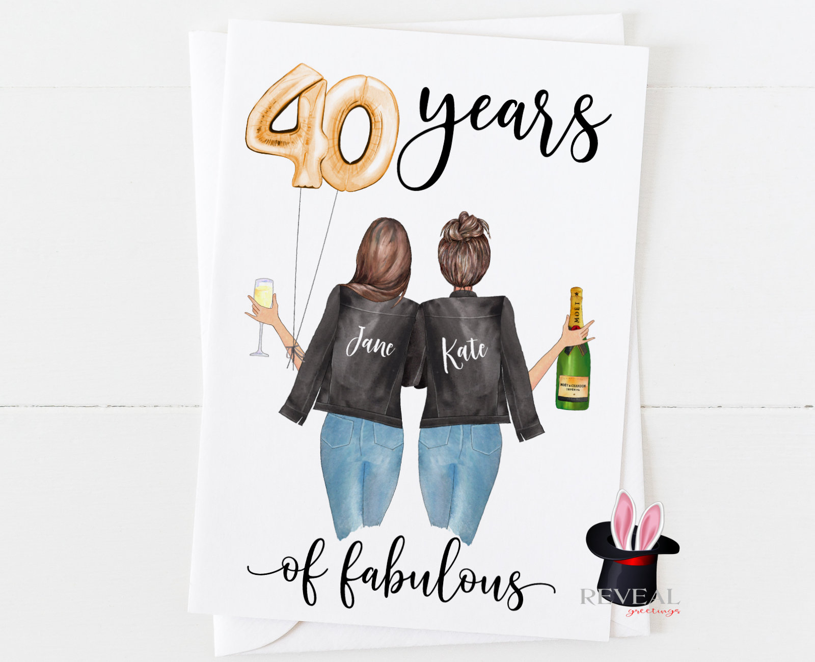 Best Friend 40th Birthday Card Sister 40th Birthday Card Etsy UK