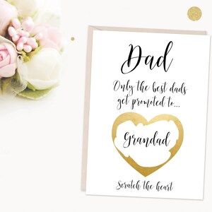 vous allez être un PAPI, grossesse révèlent, annonce de la grossesse, Papi révèlent, scratch et révéler la carte de la grossesse, je suis enceinte