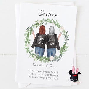 il n’y a pas de meilleur ami qu’une sœur, carte d’anniversaire sœur, citation de soeur, soeur meilleure amie, mlle votre soeur, carte personnalisée de soeur