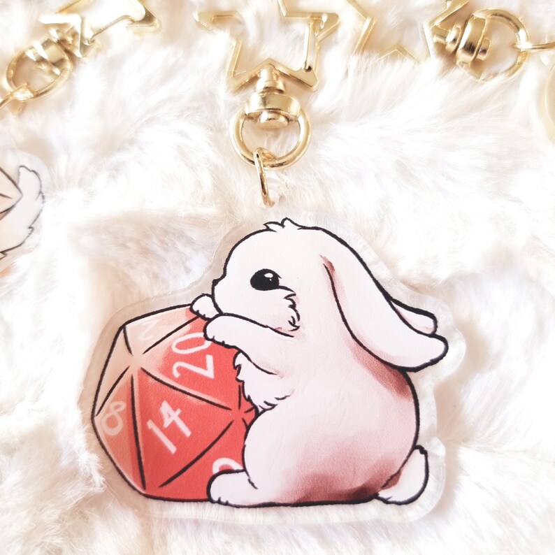 Dice Pets Charm Dnd Charms Kitten Puppy Rabbit Bird Etsy UK