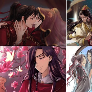 Danmei Prints - TGCF, MDZS, 2HA, Wangxian, Hua Cheng, Xie Lian, Ranwan