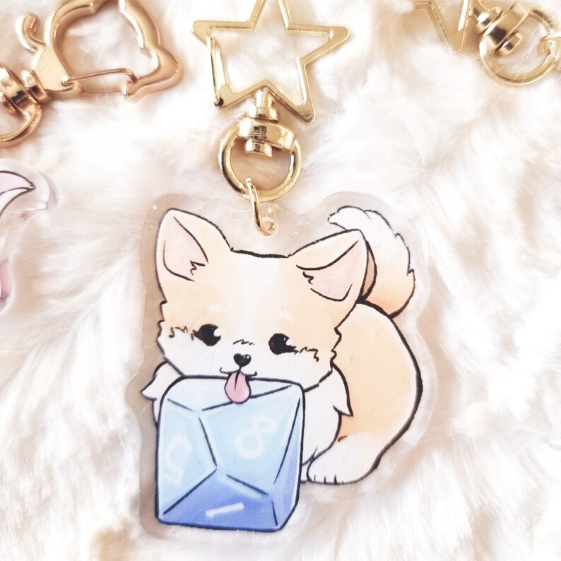 Dice Pets Charm Dnd Charms Kitten Puppy Rabbit Bird Etsy UK