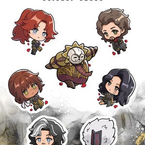 Clair Obscur: Expedition 33 Vinyl Sticker Sheet, Planner Stickers