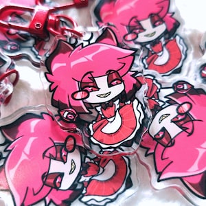 Hazbin Hotel Maid Alastor Acrylic Charm