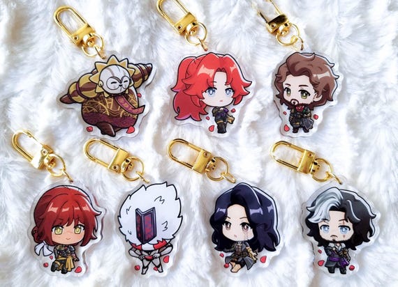 Clair Obscur: Expedition 33 Acrylic Charms - Featuring Gustave