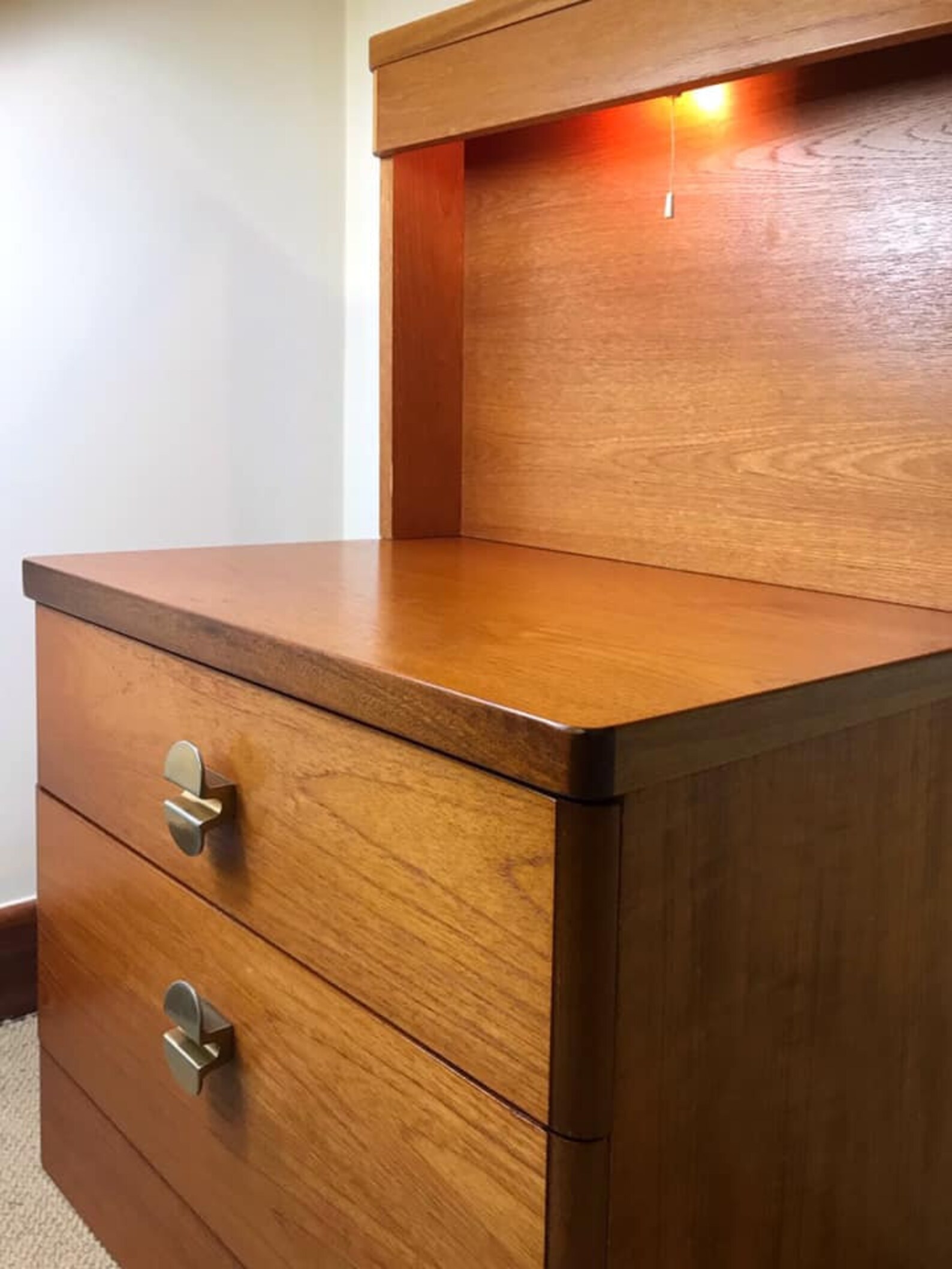 Original Vintage MCM Stag Headboard and Cantata Bedsides with Etsy