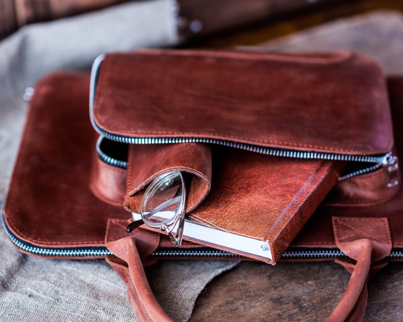 Leather Macbook Air Bag Handmade Leather Macbook Pro 13 Bag Etsy