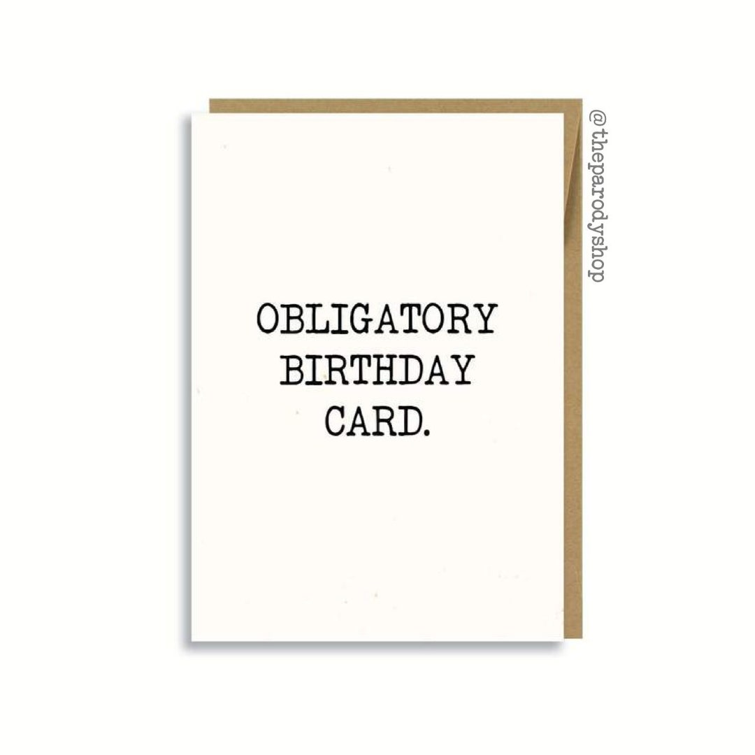 Funny Birthday Card, Funny Card, Sarcastic Birthday Card, Witty