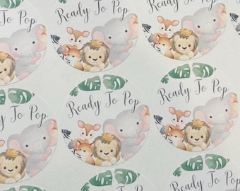 Ready To Pop Stickers: Baby Shower Favor Labels