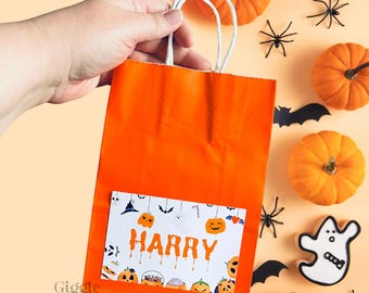 Personalised Halloween Gift Bags