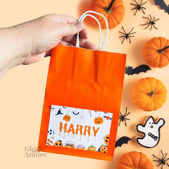 Personalised Halloween Gift Bags