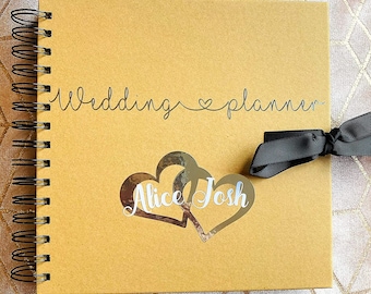Personalised Wedding Planner, Bride to Be, Engagement gifts Scrap book