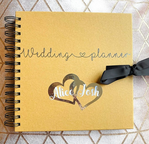 Personalised Wedding Planner, Bride to Be, Engagement gifts Scrap book