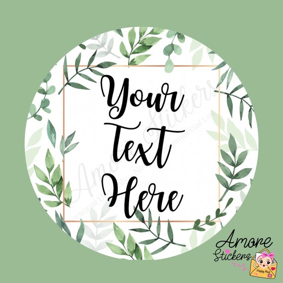 Personalised Stickers, Wax Melts, Business Stickers, Labels,Thank U, Self Adhesive, Printed, Personalized, Small Buisness Labels Hea