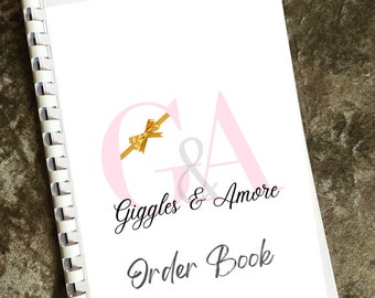 Personalised Order Book, Small Business, Stay Organised