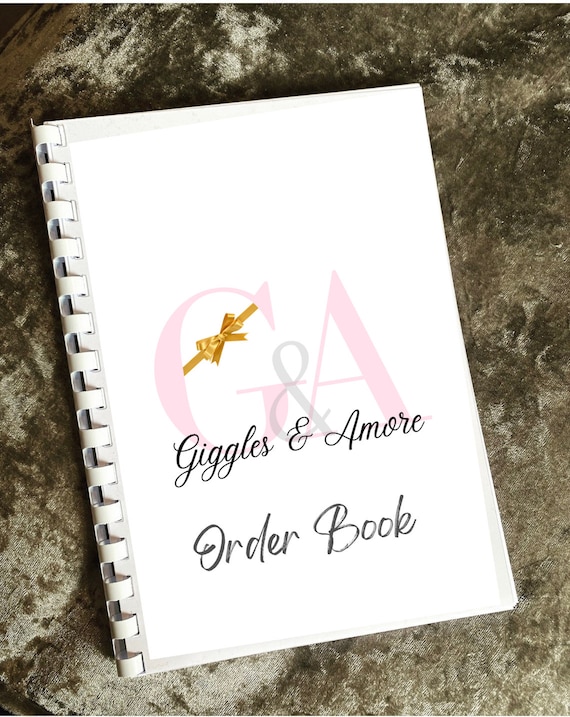 Personalised Order Book, Small Business, Stay Organised