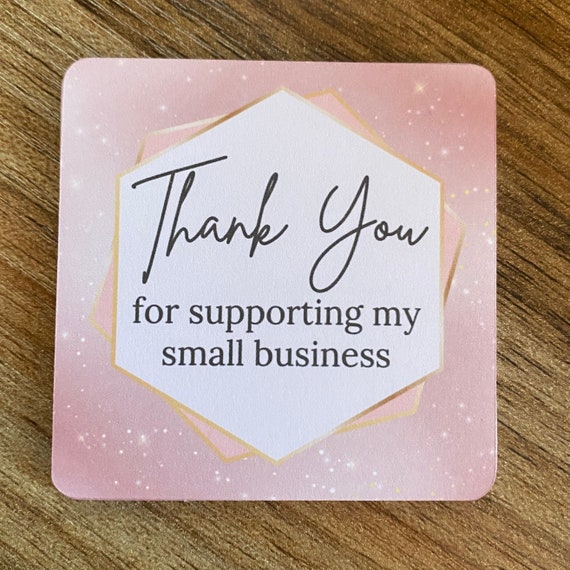 25 Thank For Your Supporting My Small Business Cards