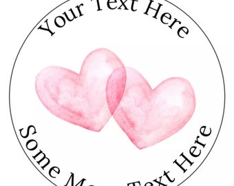 Personalised Stickers, Wax Melts, Business Stickers, Labels,Thank U, Self Adhesive, Printed, Personalized, Small Buisness Labels Hea