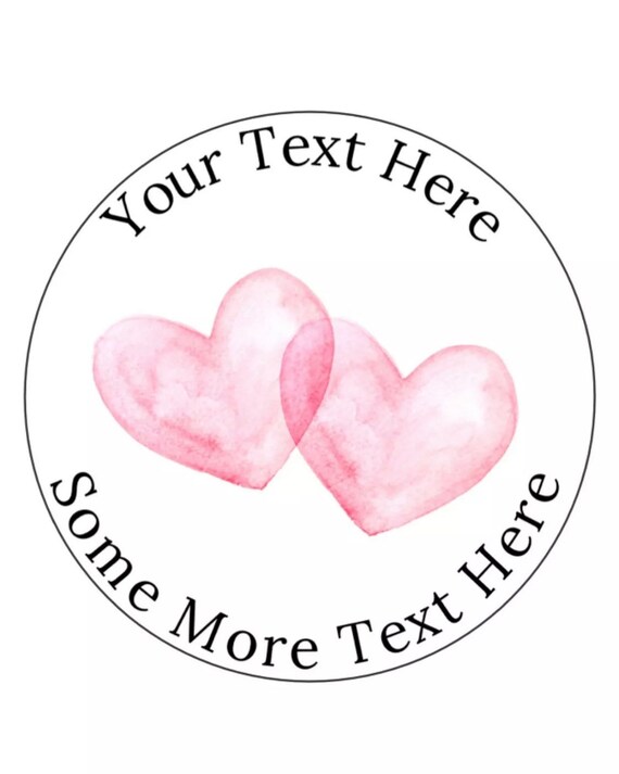 Personalised Stickers, Wax Melts, Business Stickers, Labels,Thank U, Self Adhesive, Printed, Personalized, Small Buisness Labels Hea