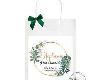 Personalised Wedding Gift Bags , Christening, Birthday, Hen Party, Thank You Bag