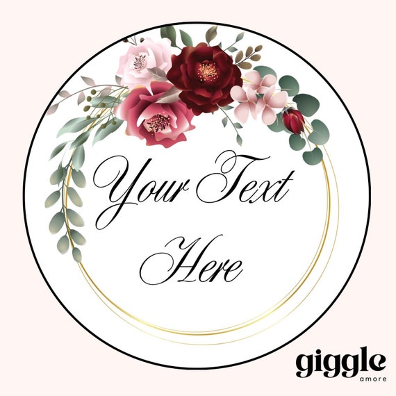 Personalised Stickers, Wax Melts, Business Stickers, Labels,Thank U, Self Adhesive, Printed, Personalized, Small Buisness Labels Hea