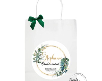 Personalised Wedding Gift Bags , Christening, Birthday, Hen Party, Thank You Bag