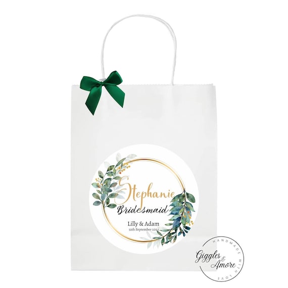 Personalised Wedding Gift Bags , Christening, Birthday, Hen Party, Thank You Bag