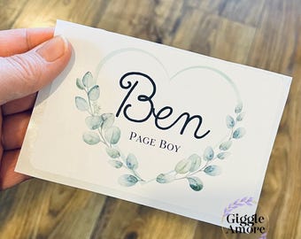 Personalised Wedding Activity Pack Stickers Eucalyptus Theme Stickers Bag Birthday Party Gift Favour Activity