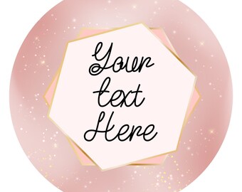 Personalised Stickers, Wax Melts, Business Stickers, Labels,Thank U, Self Adhesive, Printed, Personalized, Small Buisness Labels Hea