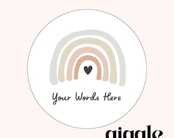 Personalised Stickers, Wax Melts, Business Stickers, Labels,Thank U, Self Adhesive, Printed, Personalized, Small Buisness Labels Hea