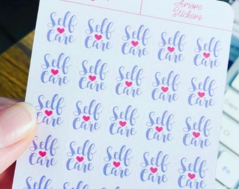 Self Care Mini Diary Planner Stickers, Motivational, Dreams And Plans, Calendar, Scrapbook Me Time!
