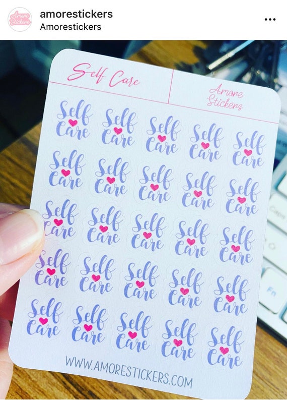 Self Care Mini Diary Planner Stickers, Motivational, Dreams And Plans, Calendar, Scrapbook Me Time!