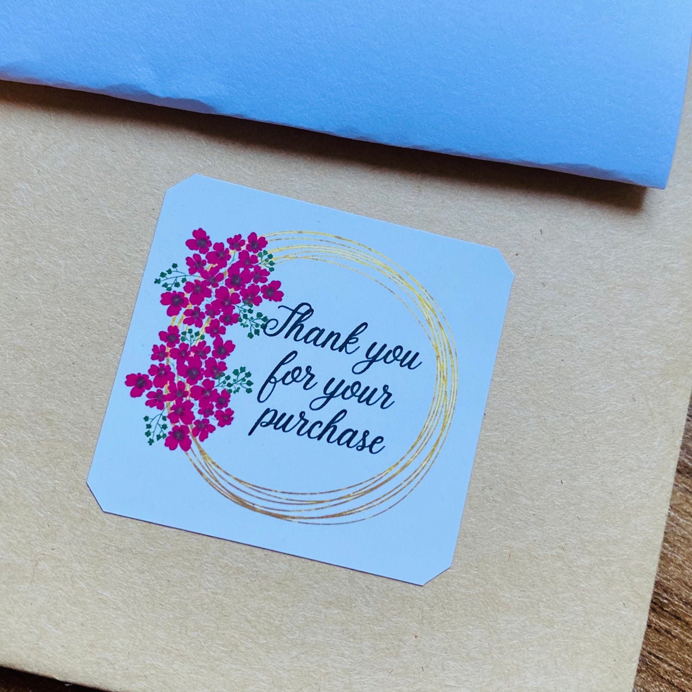 Thank You for Your Purchase Stickers Business Stickers Etsy UK