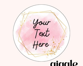 Personalised Stickers, Wax Melts, Business Stickers, Labels,Thank U, Self Adhesive, Printed, Personalized, Small Buisness Labels Hea