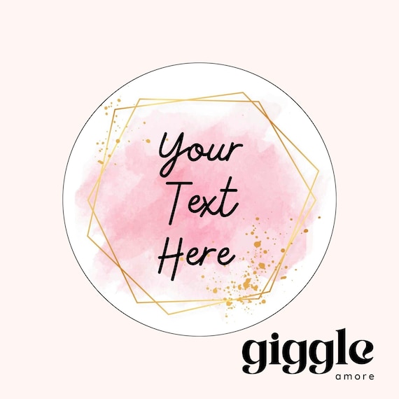 Personalised Stickers, Wax Melts, Business Stickers, Labels,Thank U, Self Adhesive, Printed, Personalized, Small Buisness Labels Hea