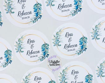 Personalised Wedding Stickers, Wax Melts, Business Stickers, Labels,Thank U, Self Adhesive, Printed, Personalized, Small Buisness Labels Hea