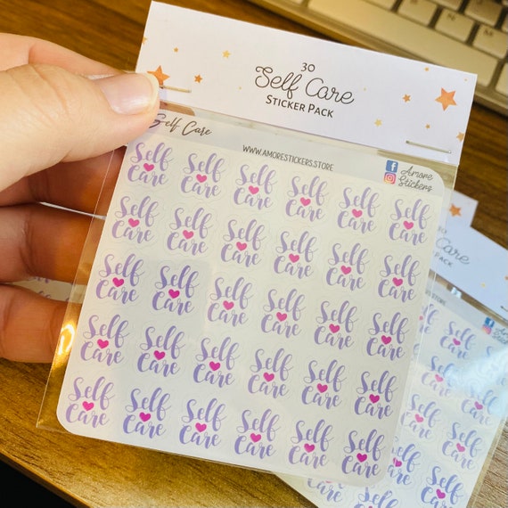 30 Self Care Mini Diary Planner Stickers, Motivational, Dreams And Plans, Calendar, Scrapbook Me Time!