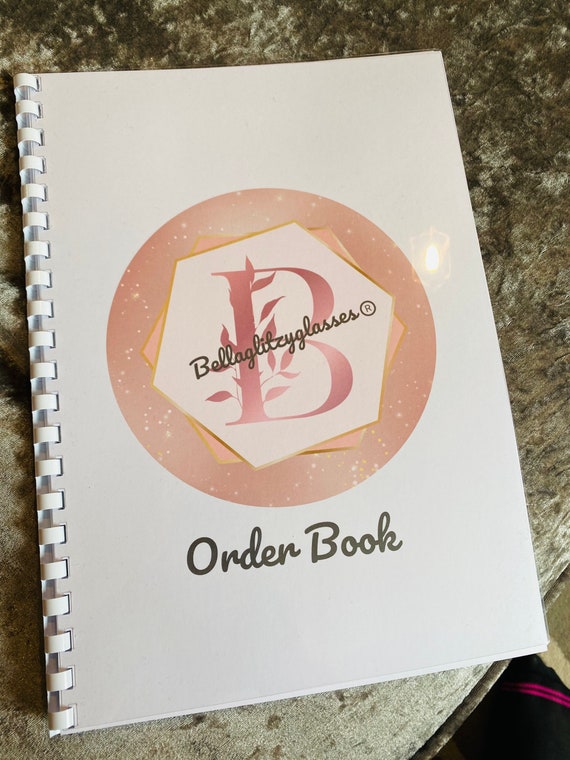 Personalised Order Book, Small Business, Stay Organised