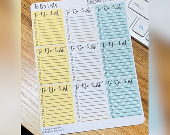 Pretty To Do Lists Diary Planner Stickers, Motivational, Dreams And Plans, Calendar, Scrapbook Me Time! Mini ombré theme