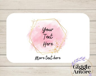 24 Personalised Thank For Your Supporting My Small Business Cards