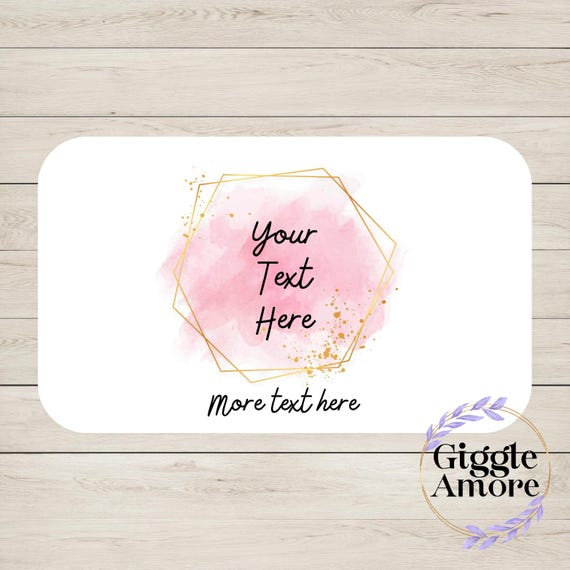 24 Personalised Thank For Your Supporting My Small Business Cards