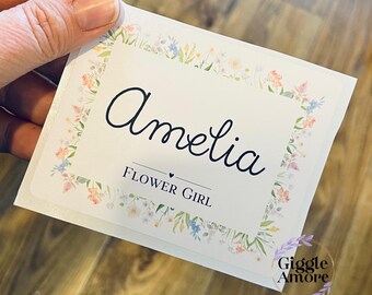 Personalised Wedding Activity Pack Stickers Theme Stickers Flowers Floral Box Bag Birthday Party Gift Favour Activity
