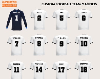 25% OFF Custom Football Team Tactics Magnets | Set of 22 | Football Coach | Soccer Coach | Tactics | Football Accessories