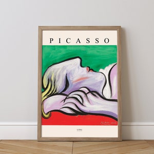 Picasso &quot;Le Repos&quot; Poster Print: Marie-Thérèse Walter, Cubism Wall Art (Digital Download)