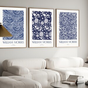 William Morris Wall Art Print . Tulip Famous Pattern . Art Nouveau Prints . Museum Exhibition Art Posters . Gallery Wall Printable .