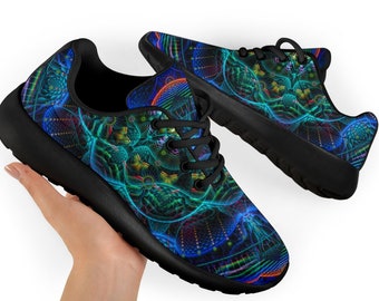 Psychedelic Shoes Sport Sneakers,Trainers,Shoes For Womens Shoes For Mens,Gift For Men,Lightweight Shoes, Unique Design Colorful Sneakers